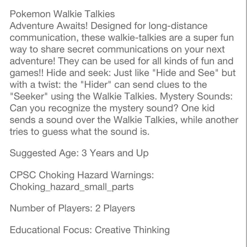 Pokémon Pikachu Walkie Talkies Brand New Pokémon Celebrations Vivid Voltage Toy - Picture 6 of 7